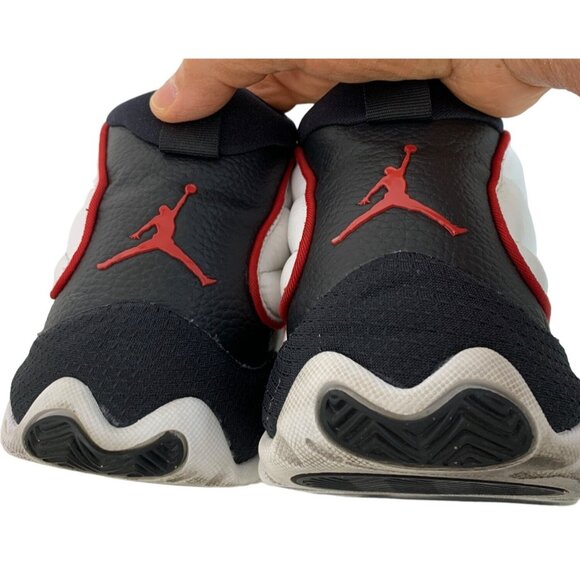 Nike Air Jordan 10.5 US Men’s Basketball Shoes Black/White/Red 7311 Used - Picture 8 of 12